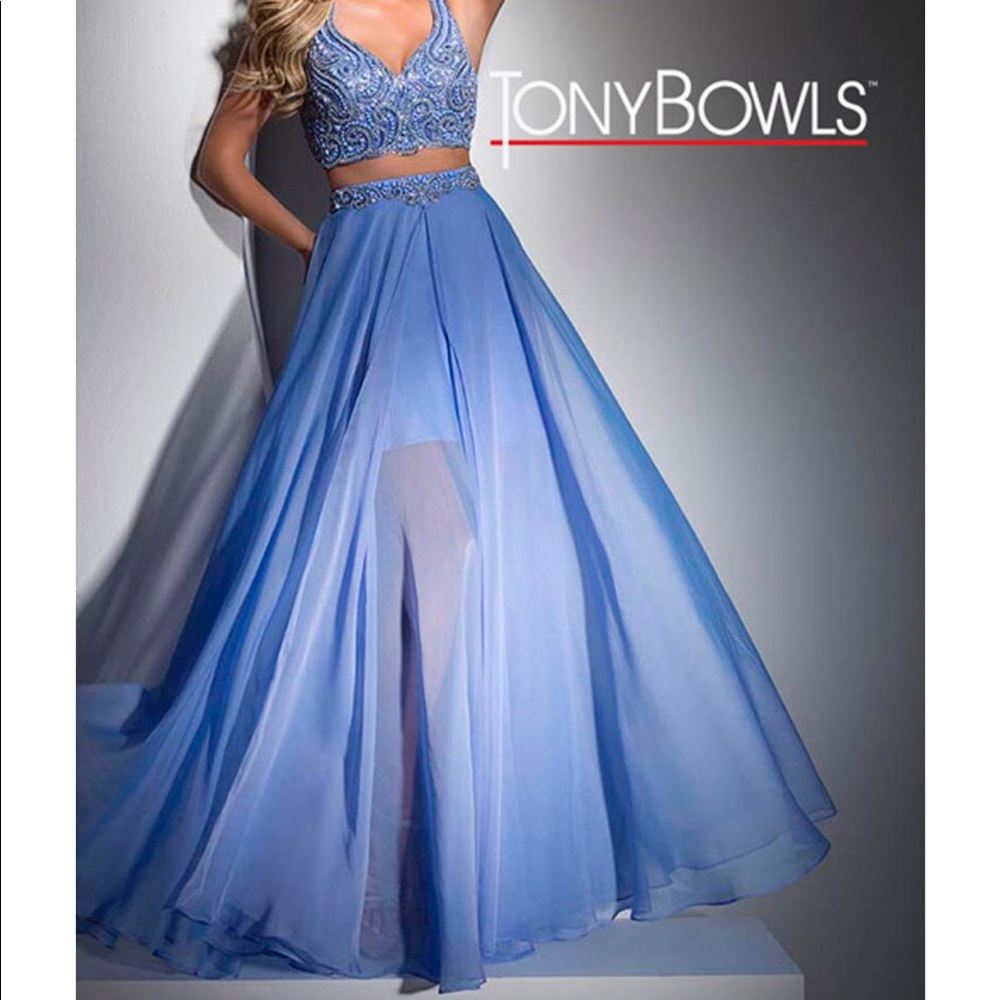 Tony Bowls 2016 Periwinkle Prom Dress